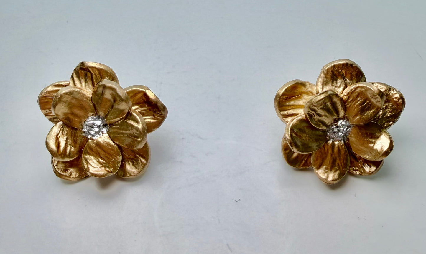 Golden Bloom Studs