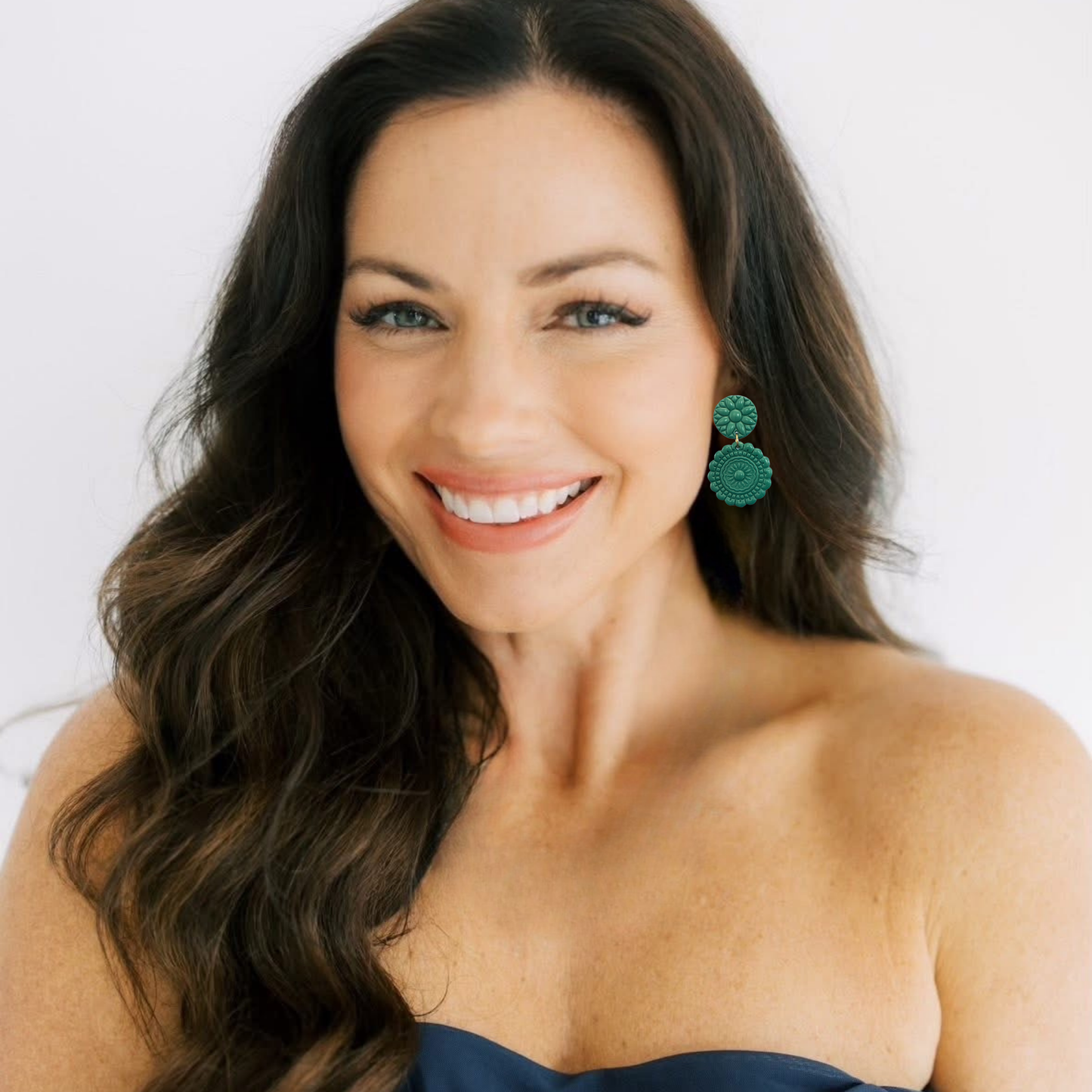 Color Bloom Mandala Earrings