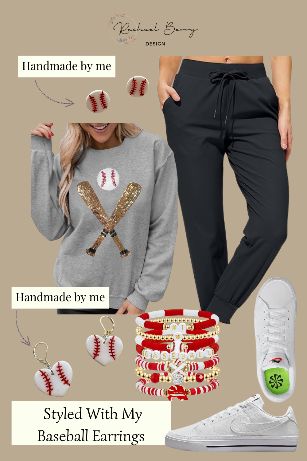 Cute and Casual Baseball Style