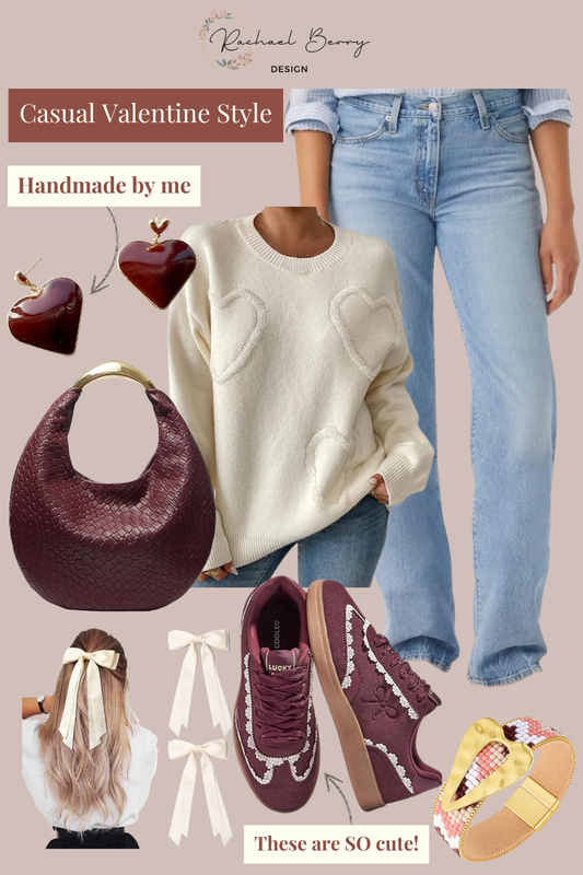Casual Valentine Style: Cozy, Cute and Handmade