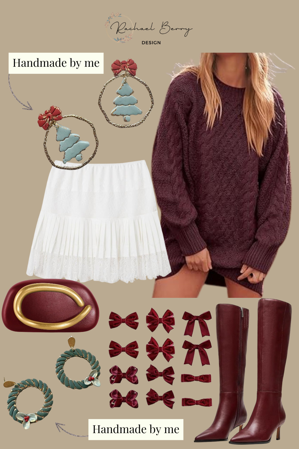 Burgundy Luxe Holiday Style