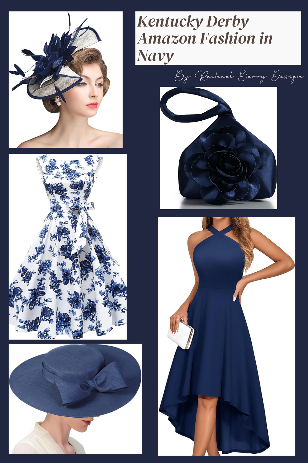 Kentucky Derby Amazon Fashion in Navy