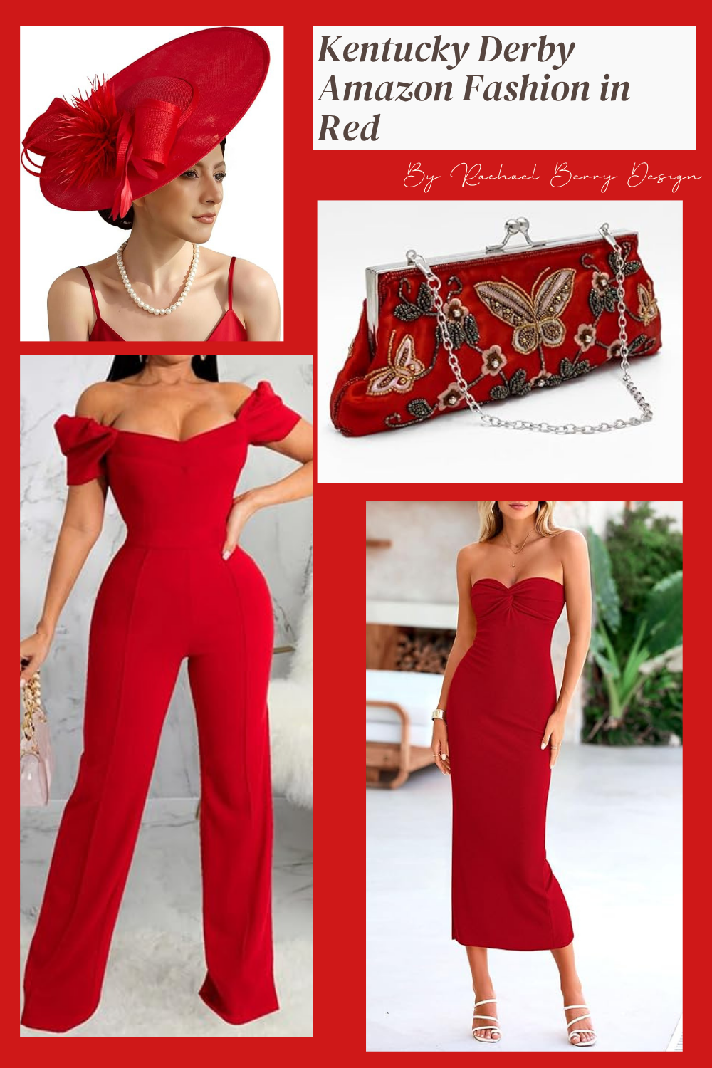 Kentucky Derby Fashion in Red
