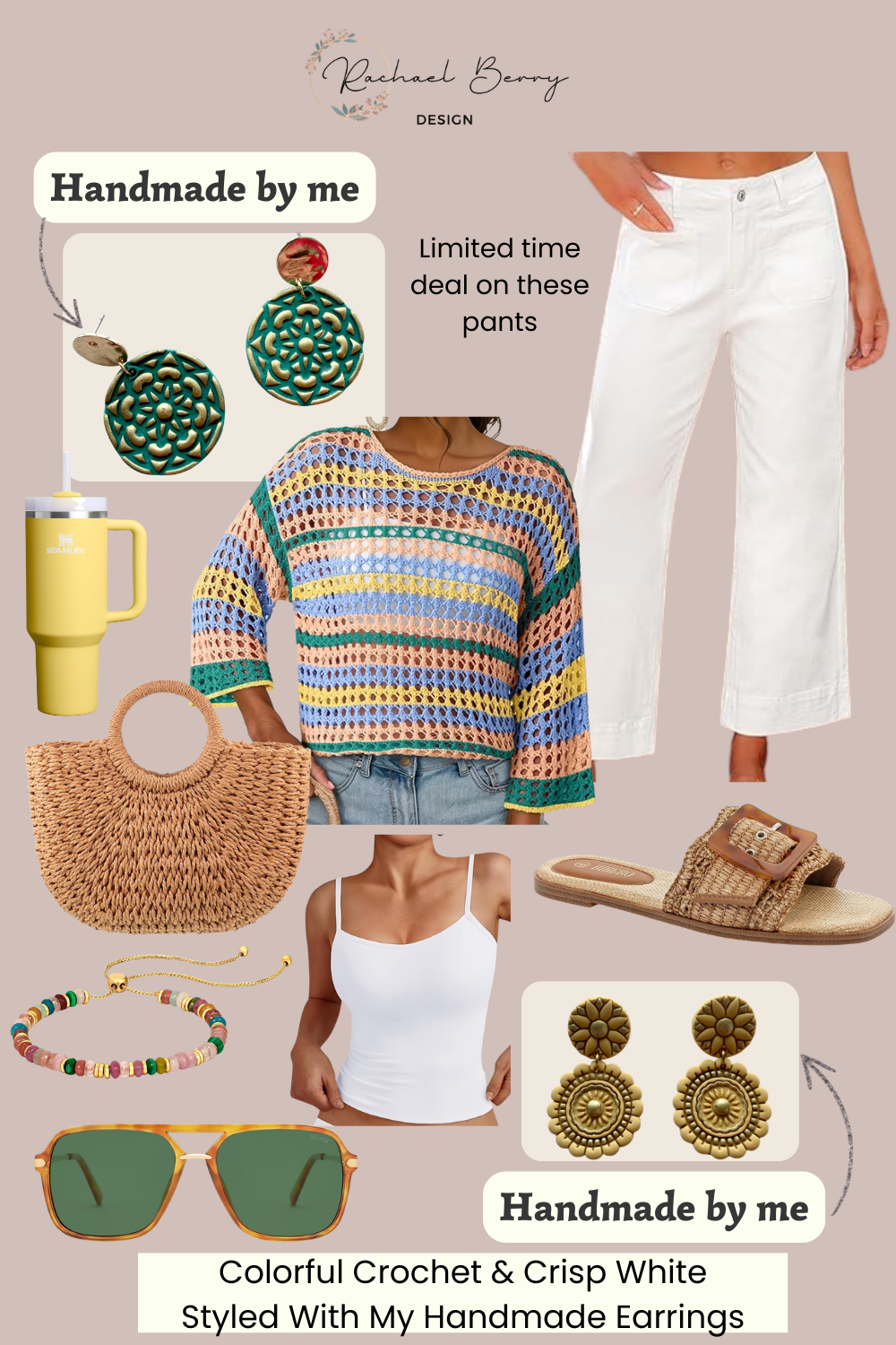 Colorful Crochet & Crisp White
