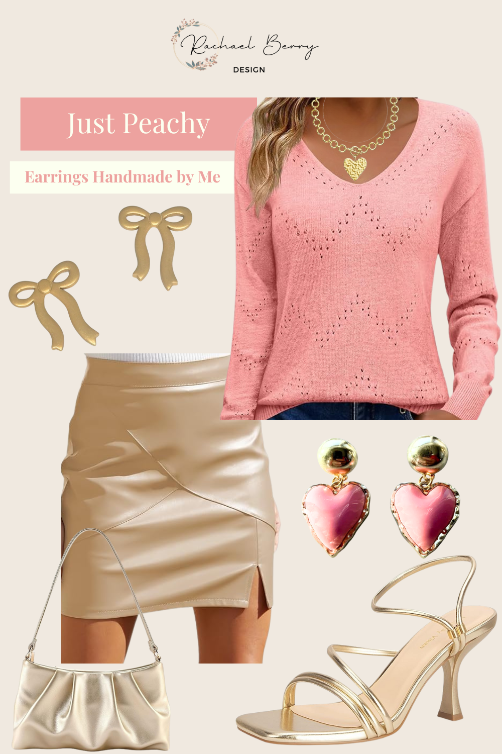 Just Peachy: A Soft & Romantic Valentine Look