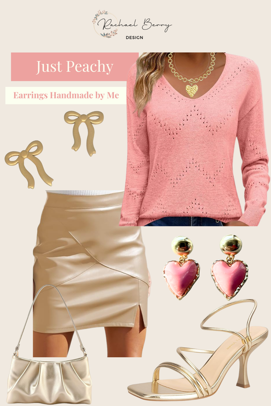 Just Peachy: A Soft & Romantic Valentine Look