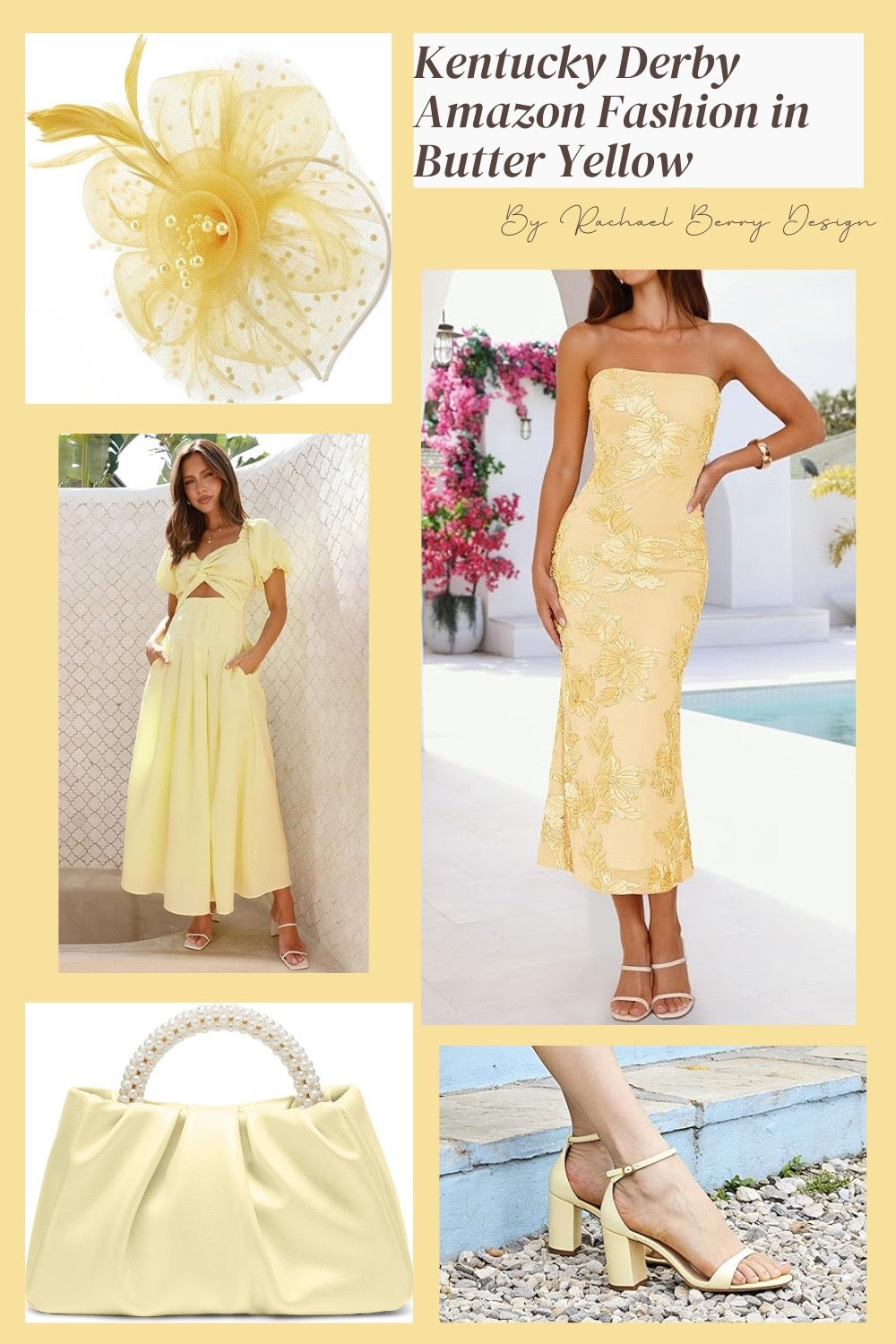 Kentucky Derby Amazon Fashion in Butter Yellow