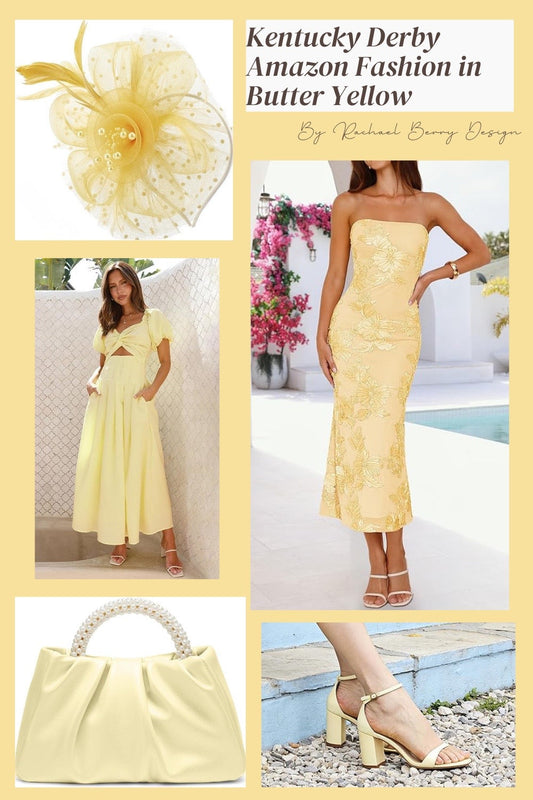 Kentucky Derby Amazon Fashion in Butter Yellow