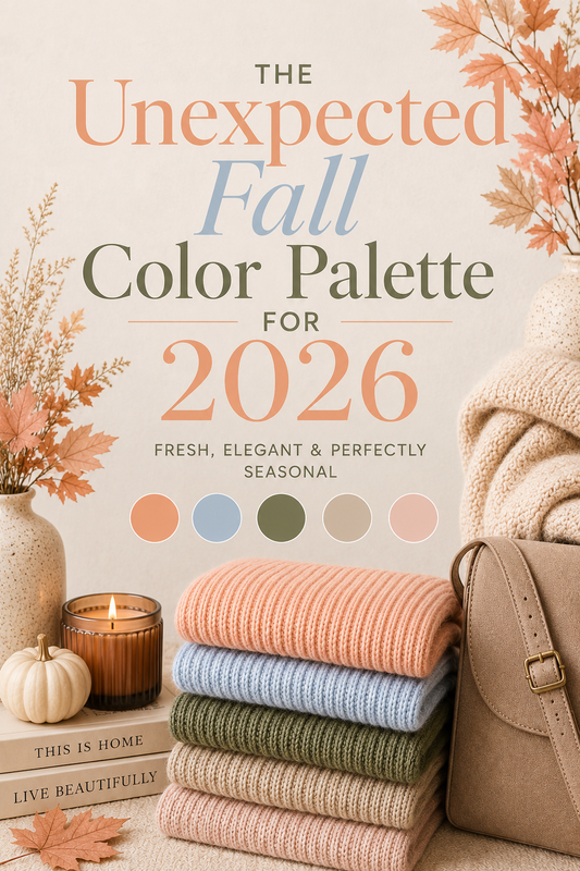 The Unexpected Fall Color Palette for 2026