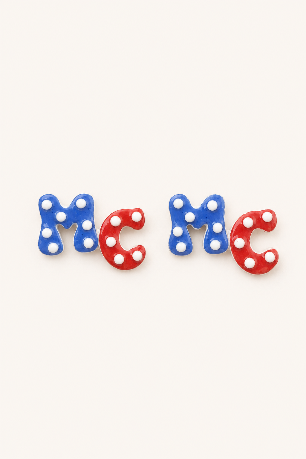 Team Spirit Polka Dot Studs