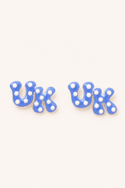 Team Spirit Polka Dot Studs