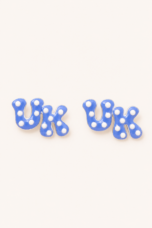 Team Spirit Polka Dot Studs
