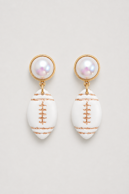 Sunday Pearls Football Drops