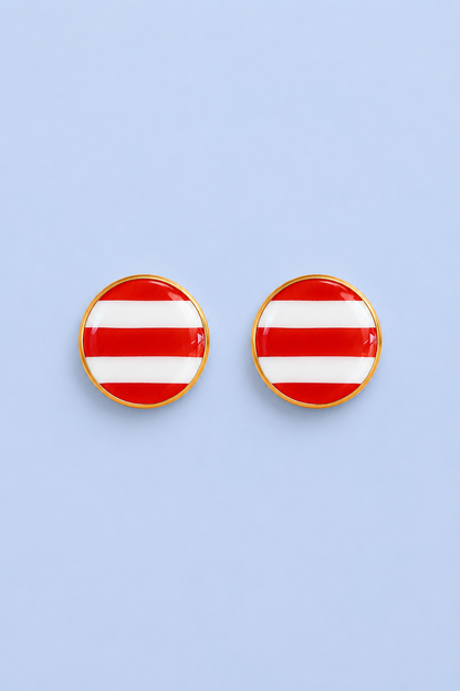 Patriot Stripe Studs