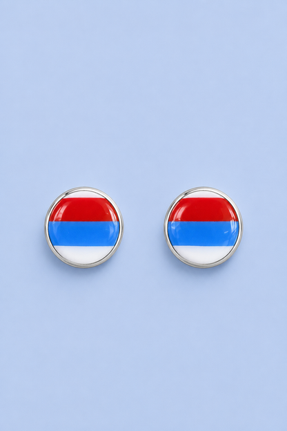 Patriot Stripe Studs