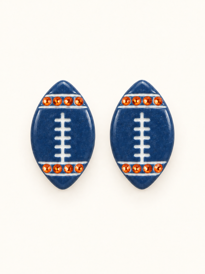 Friday Night Lights Football Studs (Multiple Team Colors)