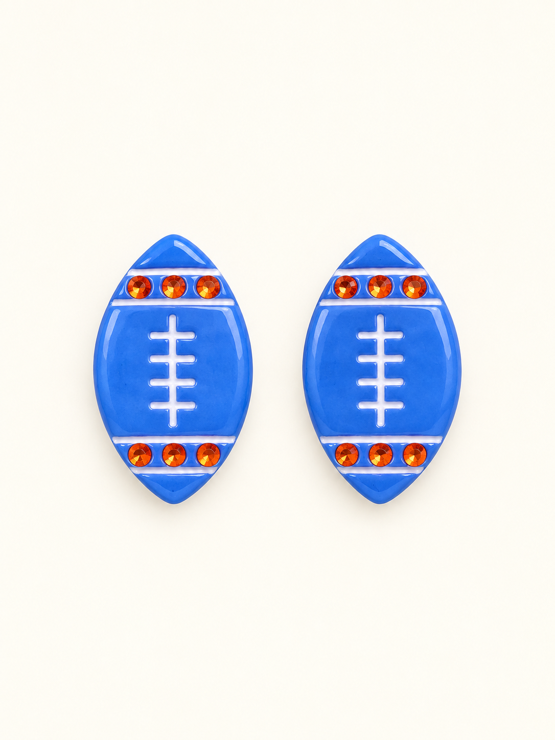 Friday Night Lights Football Studs (Multiple Team Colors)