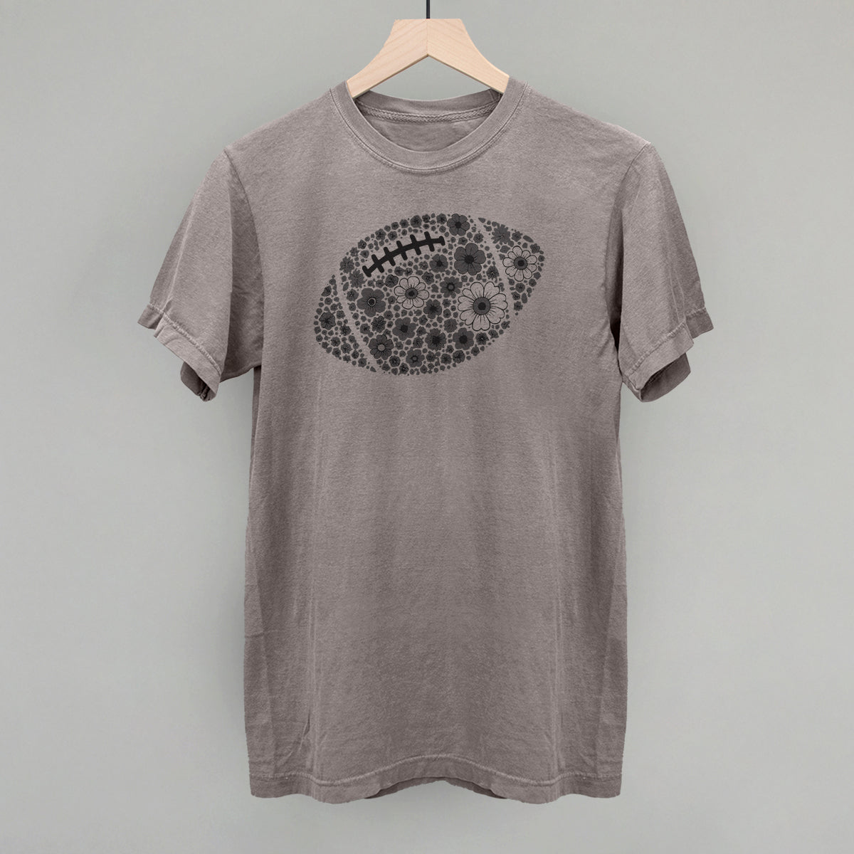 Floral Football Grey