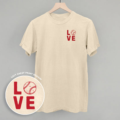 Love Stacked Baseball (Left Chest)
