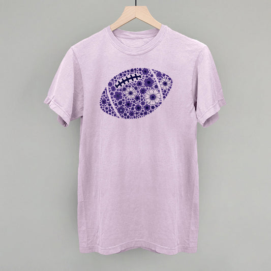 Floral Football Purple