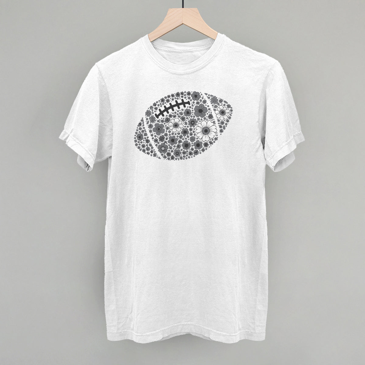 Floral Football Grey
