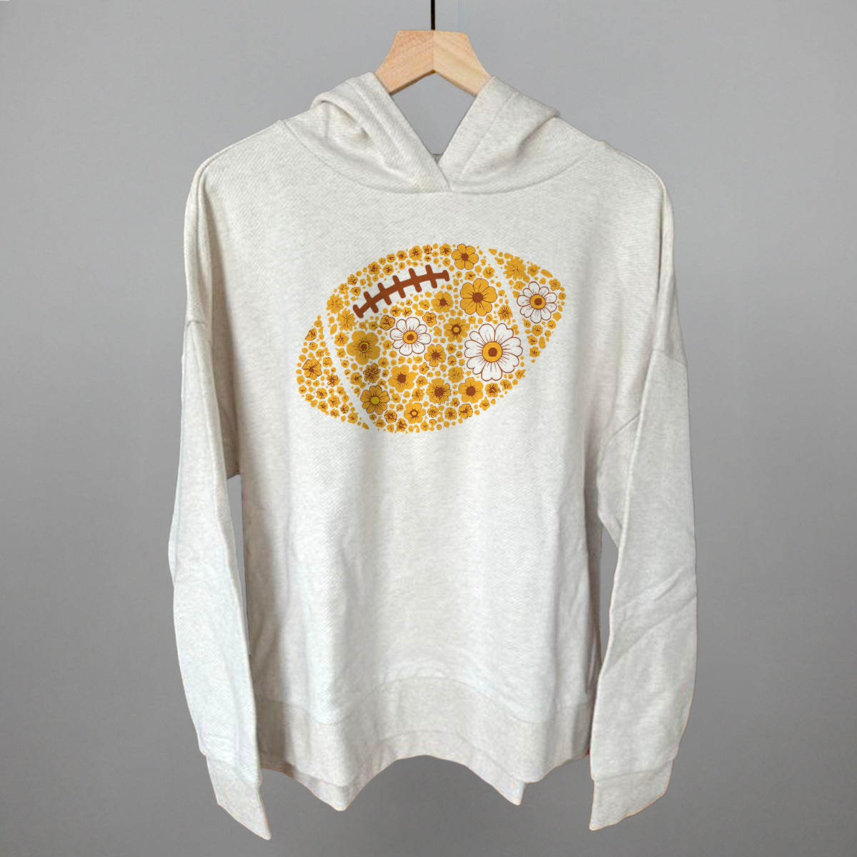 Floral Football Yellow