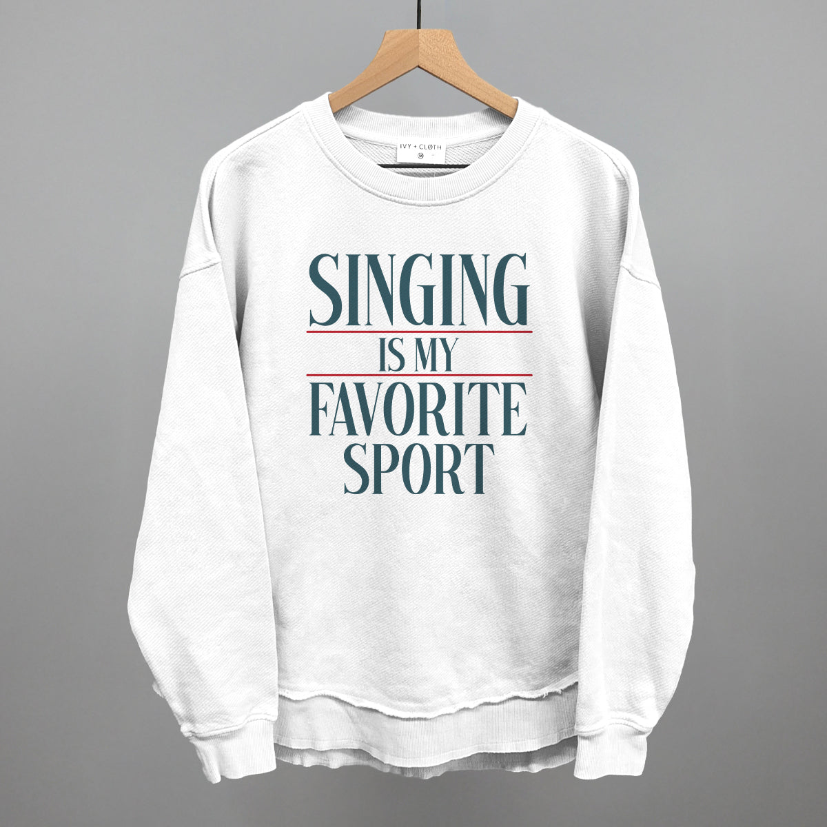 Singing Is My Favorite Sport