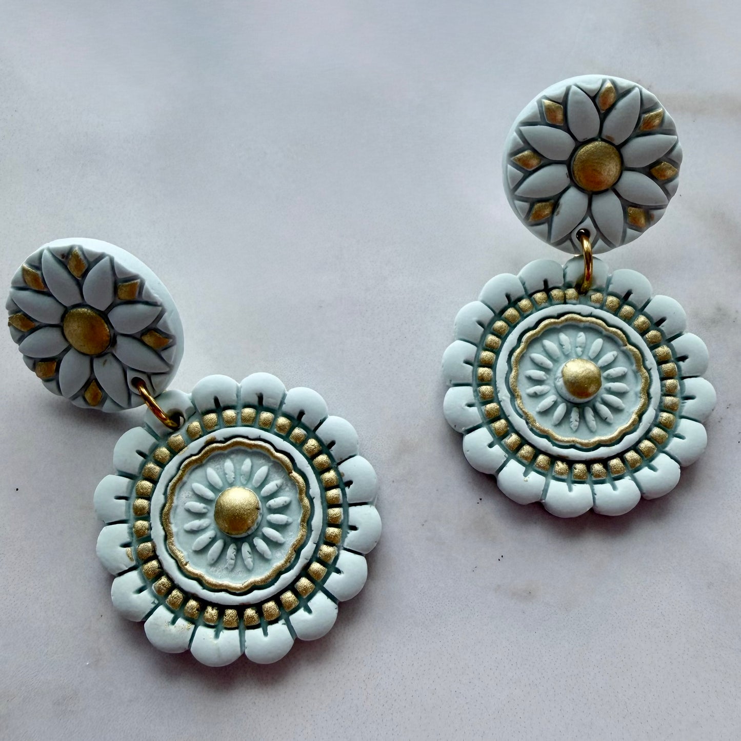 Color Bloom Mandala Earrings