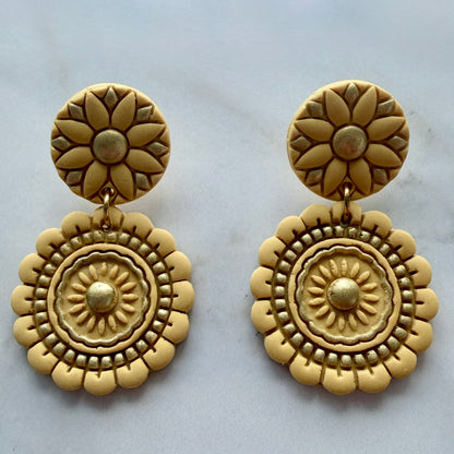 Color Bloom Mandala Earrings
