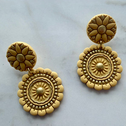 Color Bloom Mandala Earrings