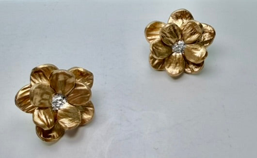 Golden Bloom Studs