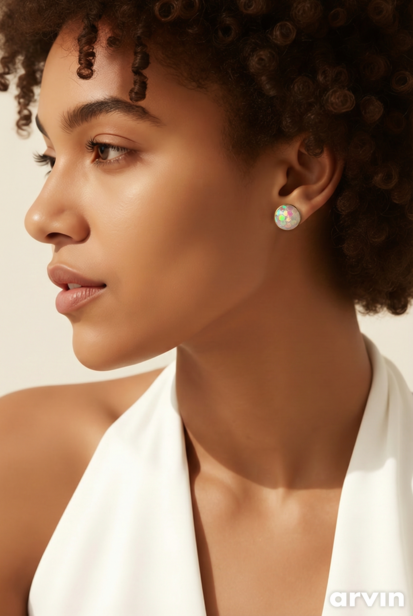 Moonlight Confetti Studs