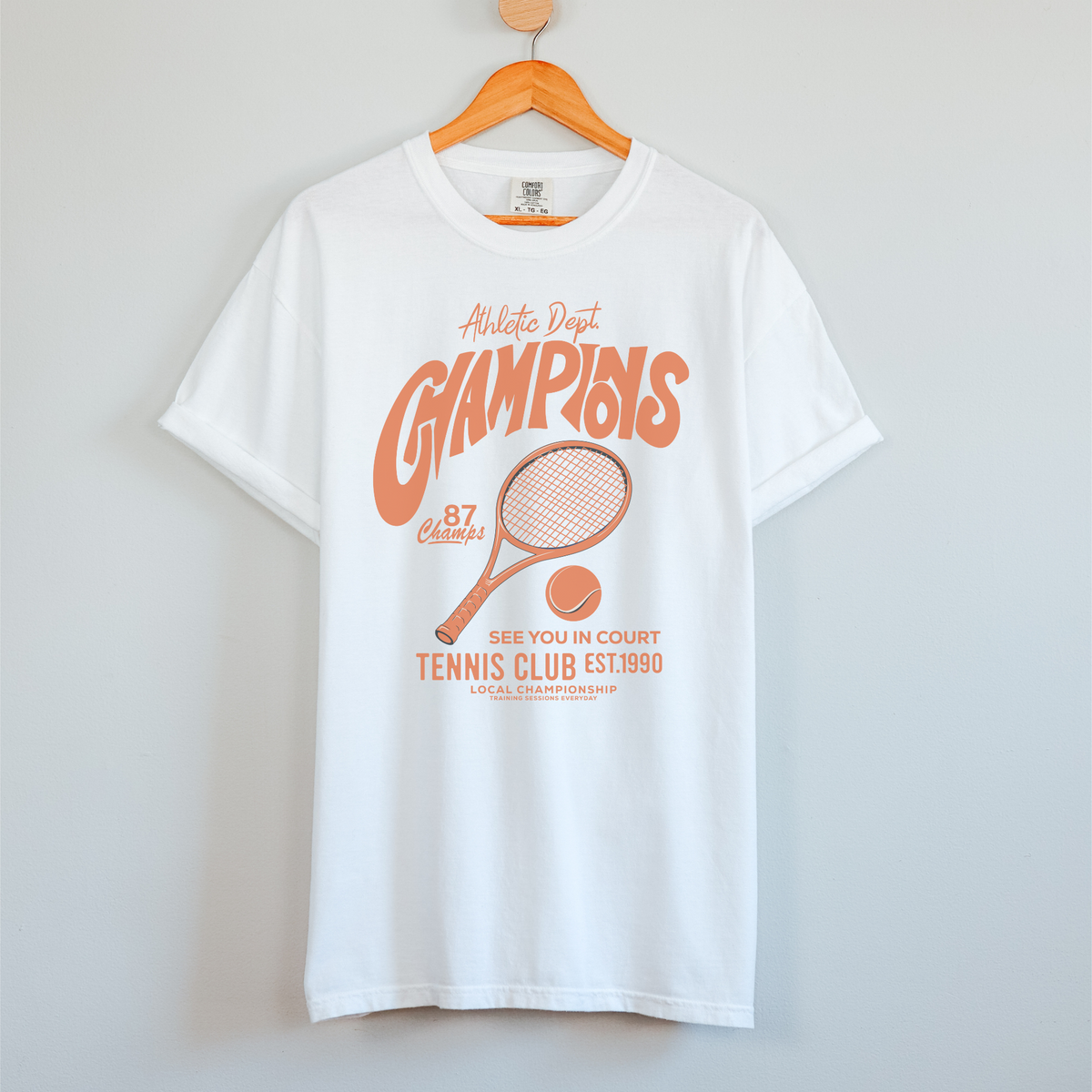 Tennis Club Champions T Shirt