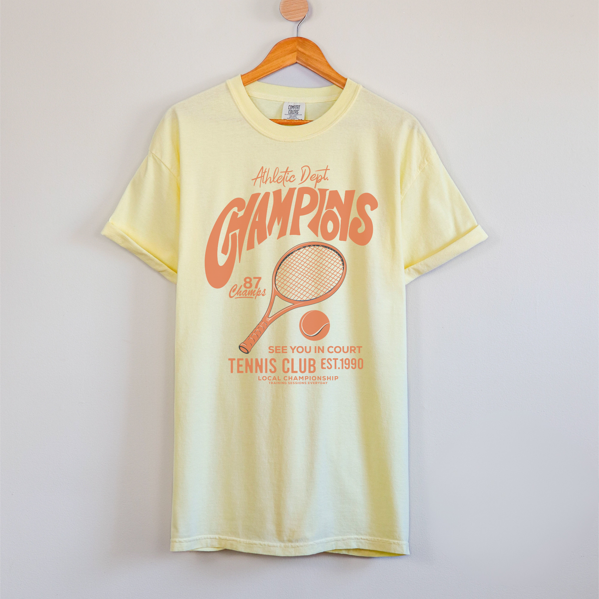 Tennis Club Champions T Shirt