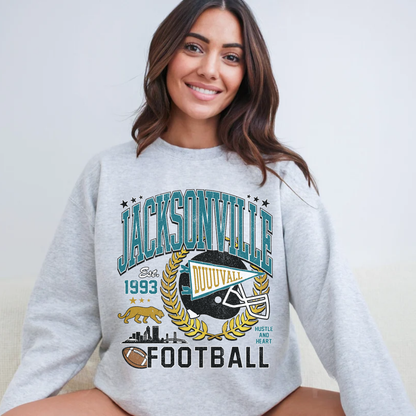 Jacksonville Football Sweatshirt | Duval Game Day Crewneck